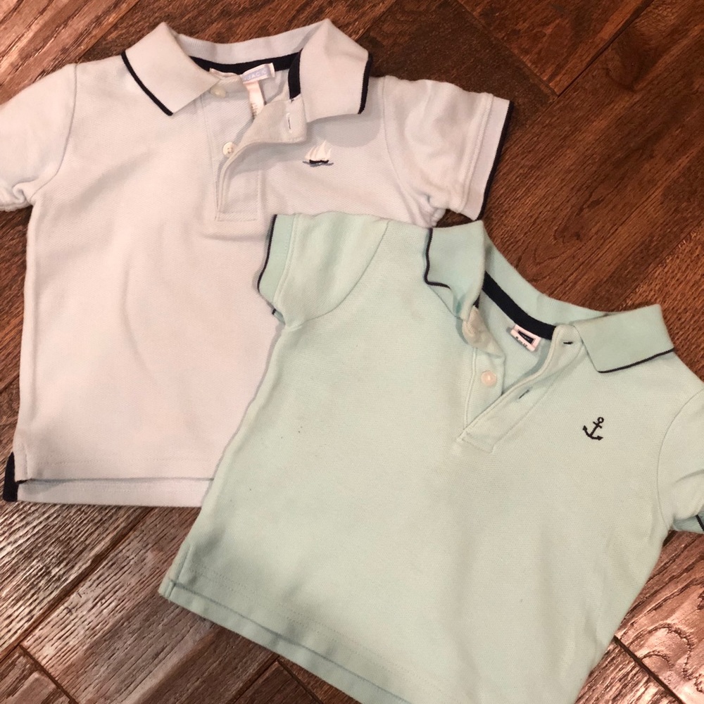 Boys Janie and jack shirt bundle 6-12m